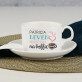 Leven na koffie - Kopje met schotel